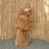 Product image 5 of the product “Mask man by original made of suar wood, 120cm height ”